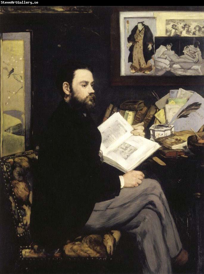 Edouard Manet Portrait of Emile Zola